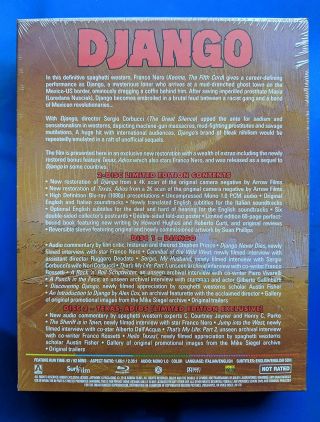 Django,  Texas Adios Franco Nero Rare Arrow Blu - ray Set 2