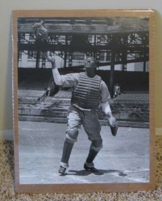 Vintage Negro League Black & White Photo 4 The Catcher Shrink Wrapped Rare