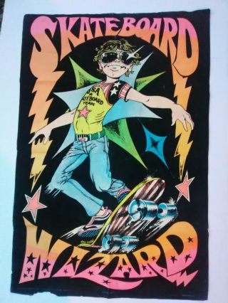 Skateboard Wizard Poster