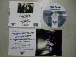 Rox Band - A Matter Of Time 1984 Ultra - Rare Kansas/toto/redstone/the Eagles Cd