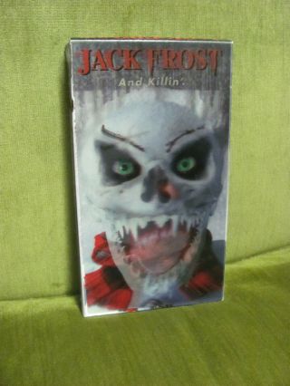 Jack Frost - Vhs Rare Horror 3d Hologram Cover