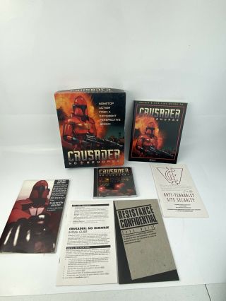 Crusader No Remorse - Pc Big Box Complete - Game Disc Rare