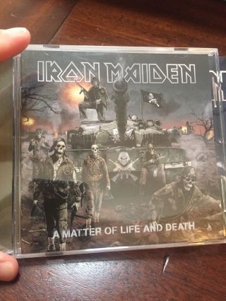 A Matter Of Life And Death By Iron Maiden Rare Cd Poster