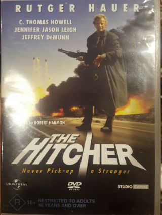 The Hitcher Rare Dvd Rutger Hauer Classic Hitchhiker Cult Film C.  Thomas Howell