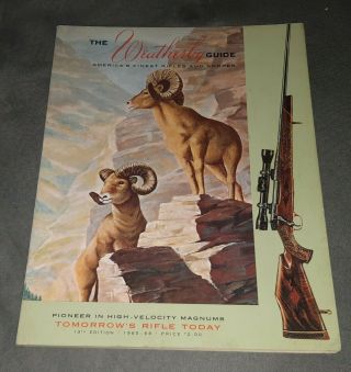 Vintage The Weatherby Guide 13th Ed.  1965 1966 Sheep W.  Germany Very Rare Wow