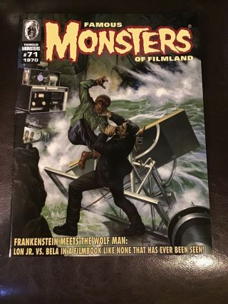 Famous Monsters Of Filmland 71 Frankenstein Meets The Wolfman Rare