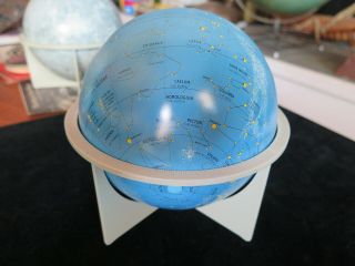 Vintage 1970 Replogle 6 " Celestial Globe With Stand 1970