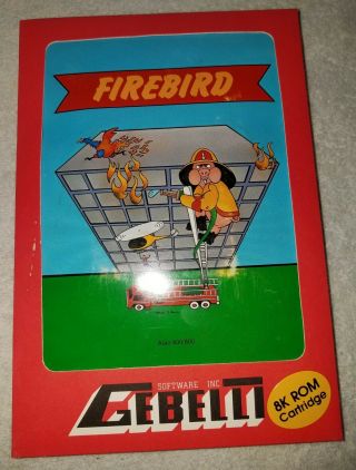 Rare Firebird Atari 8k Rom Cartridge Game By Gebelli Complete In Package