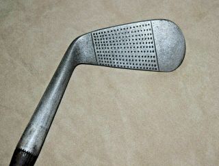 Antique Golf Club Vintage Old Hickory Shaft Iron by Hendry & Bishop of Scotland 2