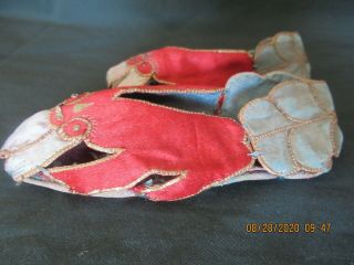 Antique Chinese Bound Feet SLIPPERS 1800 ' s 5 