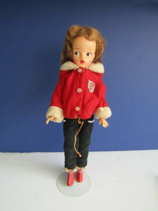 Vintage 1962 Ideal Toy Corp Tammy Doll Bs - 12 2 Wearing Snow Bunny