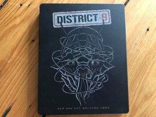 District 9 Steelbook Pop Art Best Buy Exclusive Rare Oop