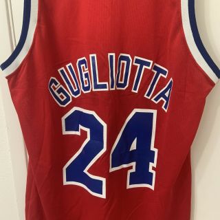 Vintage Washington Bullets Tom Gugliotta Authentic Champion Jersey Size 44 Rare