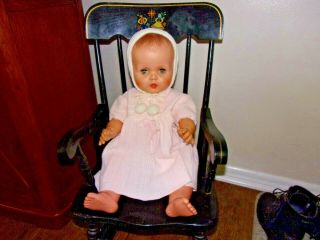 Vintage Uneeda Big Baby Doll 25 - 11 - Boy Or Girl - Drink & Wet Sleep Eyes
