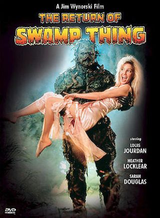 The Return Of Swamp Thing Dvd,  Region 1 - - - - - - - - - - - - 1989 Oop Rare