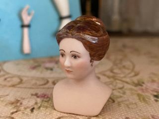 Vintage Miniature Dollhouse Igma Artisan Sylvia Mobley Lady Porcelain Doll Kit