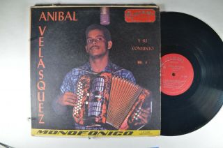 Anibal Velasquez Y Su Conjunto Vol 4 Rare Mono Miami Latin Lp Dg Rumba Cumbia