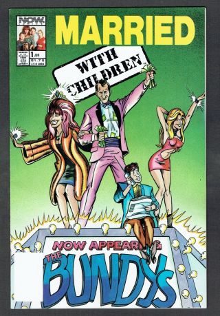 Married With Children 1 Now Comics 1990 Vf,  Rare Issue The Bundys Al Peg & Bud