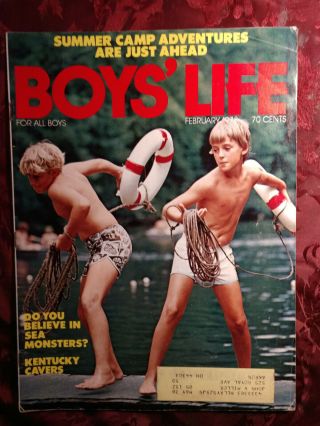 Boys Life Scouts February 1978 David Thompson Kentucky Cave Crawlers Chicago