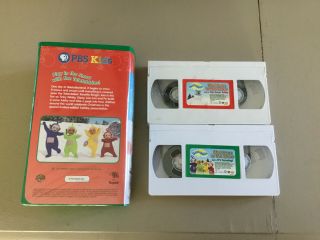 Teletubbies Christmas in the Snow 2 vhs It ' s Snowing Snow Tubby rare oop 2