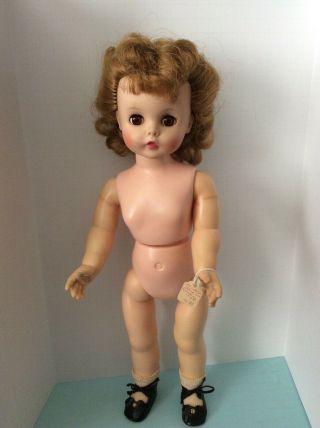 Vintage 1958 15 " Madame Alexander Doll Marybel Face With Swivel Waist