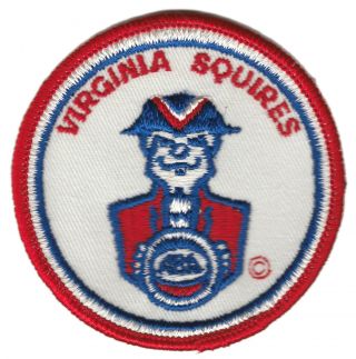 1971 - 74 Virginia Squires Aba Basketball Vintage 3 " Round Team Logo Patch Rare