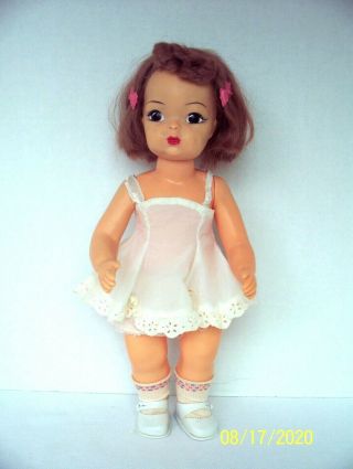 Vintage 1950s 16 " Terri Lee Doll With Slip Shoes Socks Tagged Panties
