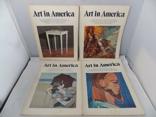 Art In America Magazines - 4 Back Issues 1974 - 1975