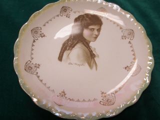 Antique Vintage Silent Movie Star Plate: Lotte Pickford Mary Pickford 