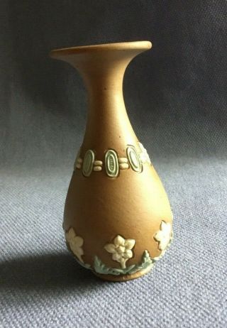 Antique Royal Doulton Silicon Ware Miniature Vase 3.  5 "