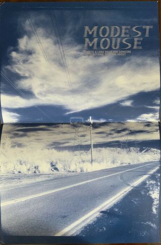 Modest Mouse This Is A Long Drive For Ltd Ed Rare Poster 11”x17”