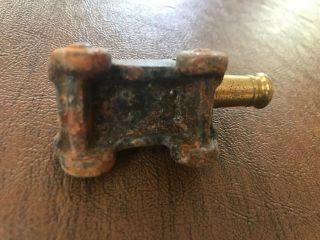 Vintage Cast Iron Brass Miniature Cannon Antique Military War History 3