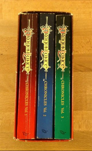 Rare Dragonlance Chronicles: 3 Paperback Box Set,  Weis,  Hickman,  Early Printings