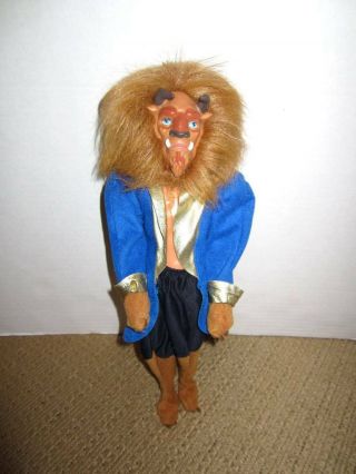 Vintage 1992 Mattel Disney Beauty & The Beast Prince Doll 12.  5 "