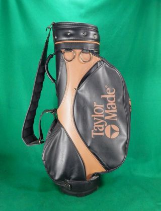 Vintage Rare Taylormade Burner Bubble Staff Bag Black / Brown $20
