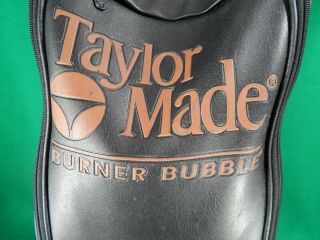 vintage rare TAYLORMADE Burner Bubble STAFF BAG black / brown $20 3