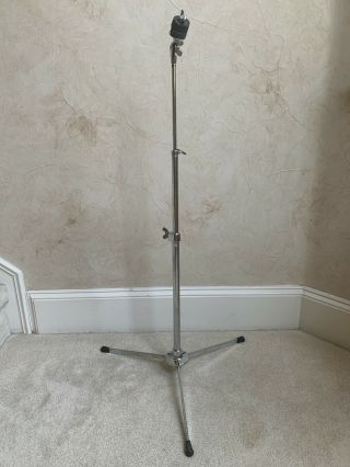 Ultra Rare Vintage 60s 70s Ludwig Standard Flat Base Cymbal Stand S - 270