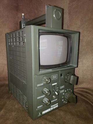 Vintage Panasonic Ranger 505 Tv Retro Television Rare Htf Oop