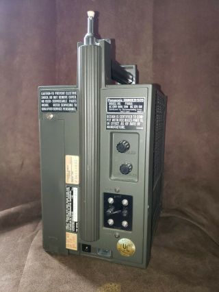 Vintage Panasonic Ranger 505 TV RETRO TELEVISION RARE HTF OOP 2