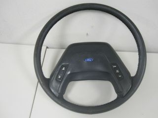 1988 - 1991 Ford F150 F250 F350 Bronco Steering Wheel Hard Rubber,  Oem,  Rare