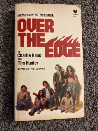 Over The Edge - Movie Paperback Novel - Matt Dillon Teen Cult Movie - Very Rare
