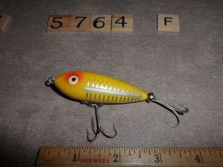 T5764 F Heddon Baby Zara Spook Yellow Shore Fishing Lure