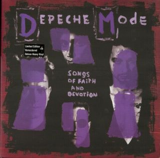 Depeche Mode Songs Of Faith And Devotion Vinyl 2007 180 Gram Rare Label Misprint