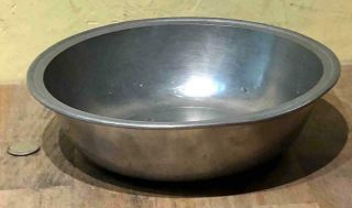 Scarce Small Antique American Pewter Basin Or Bowl,  6 5/8 " Dia. ,  C.  1825