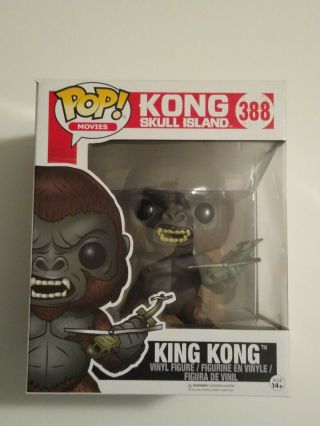 King Kong Skull Island 6 Inch Funko Pop Rare Kong 388