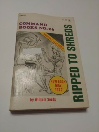 Ripped To Shreds Command Books No.  26 Bdsm Sleaze Novel Extremely Rare