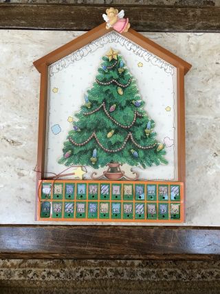 Cherished Teddies Advent Holiday Calendar Very Rare - All Ornaments