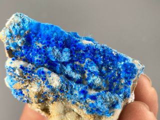 50mm Rare Blue Cyanotrichite on Matrix from China 3