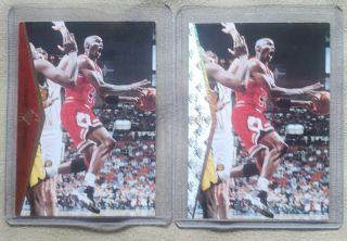 Michael Jordan 1994 - 95 Upper Deck Sp Silver,  Red Parallel Rare