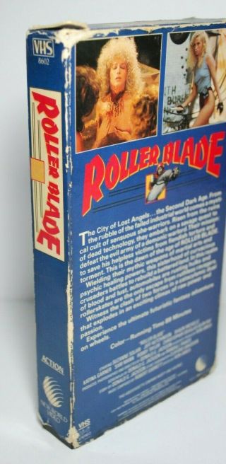 Roller Blade 1986 World Video VHS RARE / OOP Horror Gore 3